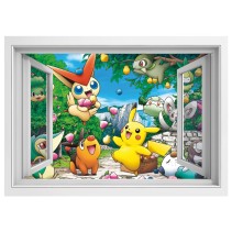 Ventanas 3d vinilos pikachu